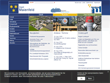 Tablet Screenshot of maienfeld.ch